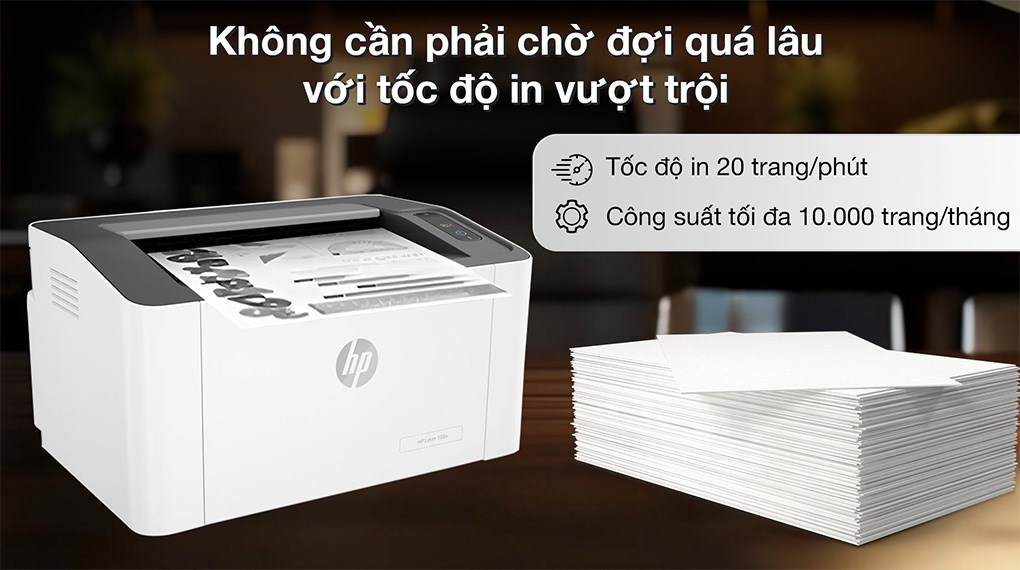 Máy in laser trắng đen đơn năng HP 108A