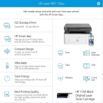 Máy in HP Laser MFP 136W